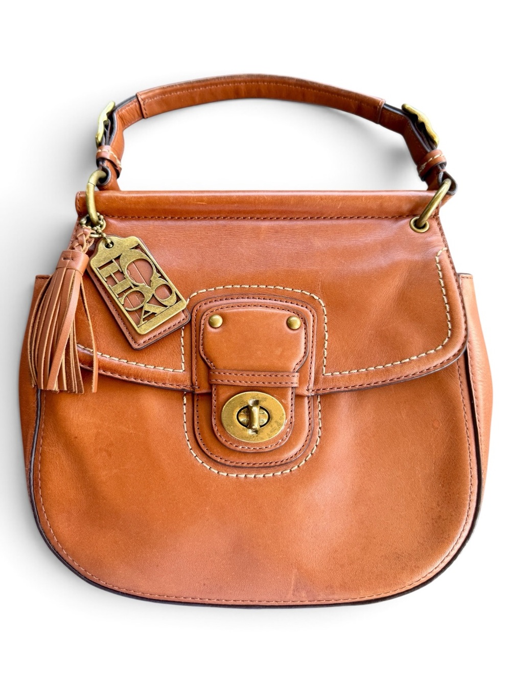 Coach Legacy Willis 19132 British Tan Crossbody Bag